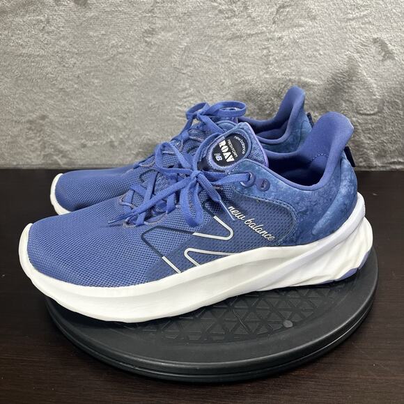 New Balance Womens Size 9.5B Fresh Foam Roav V2 Blue Running Lace Up Shoes - Picture 3 of 10